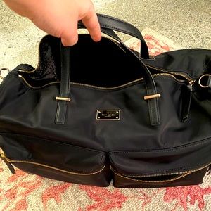 Black weekender back from Kate Spade